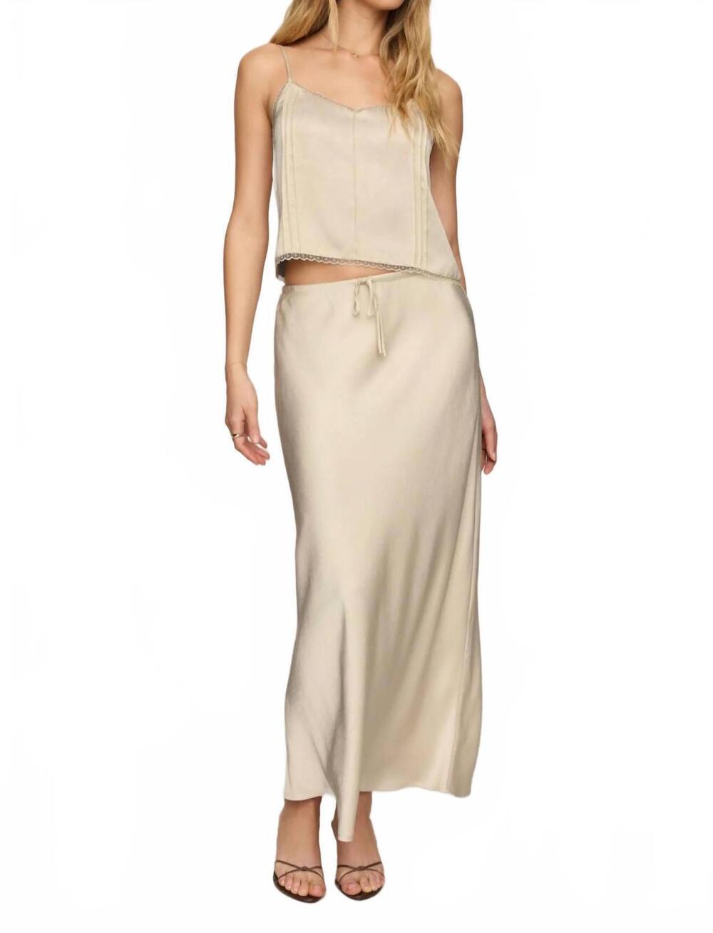 NEW Z SUPPLY viva midi skirt in island coconut